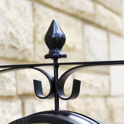 Vivolux | Black  Double Sided Railway Outdoor Clock