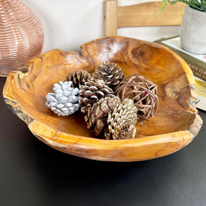Vivolux | Teak Root Wood Decorative Bowl 30cm