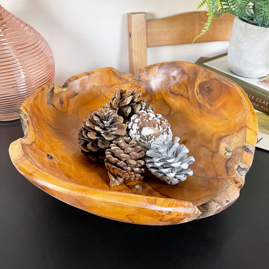 Vivolux | Teak Root Wood Decorative Bowl 30cm