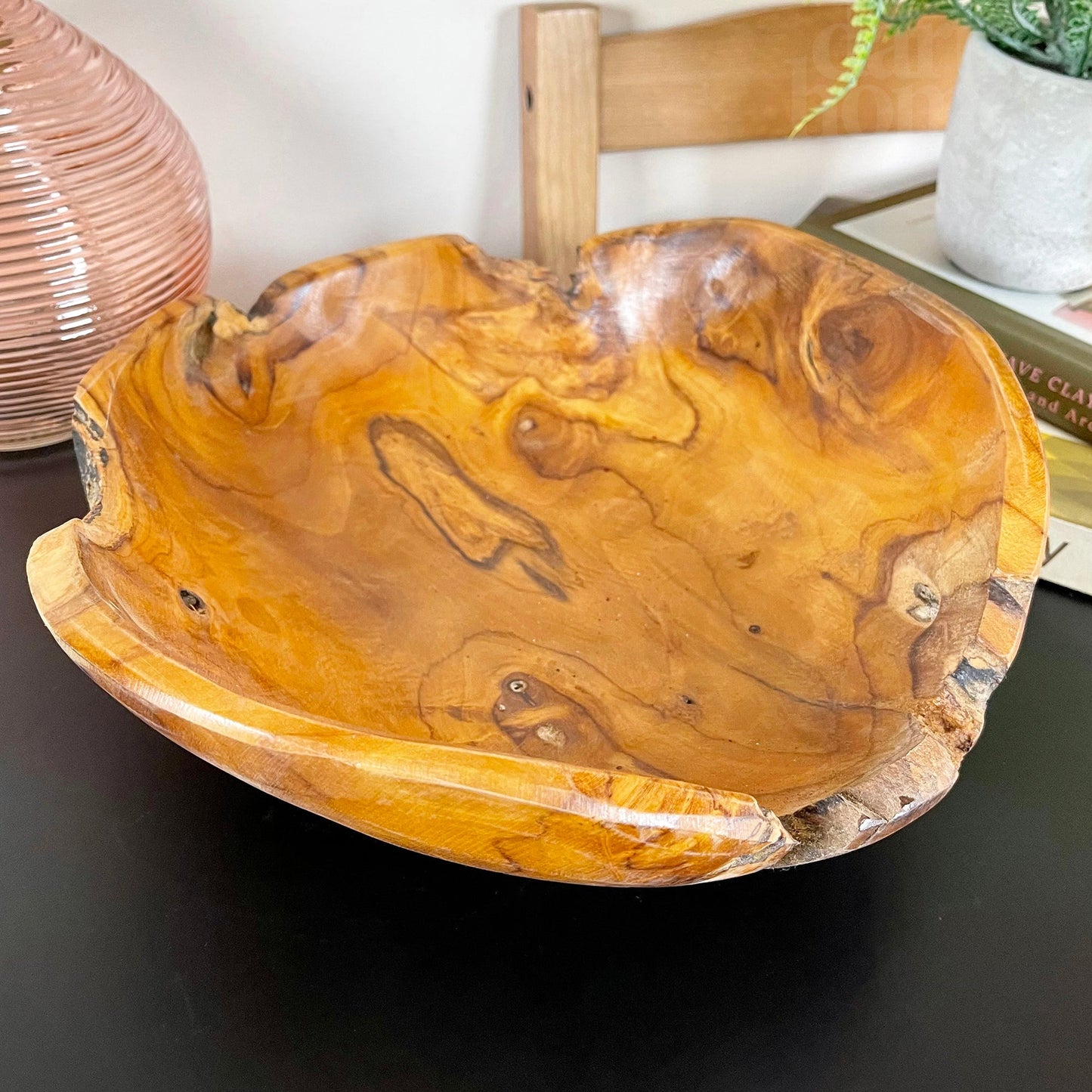 Vivolux | Teak Root Wood Decorative Bowl 30cm