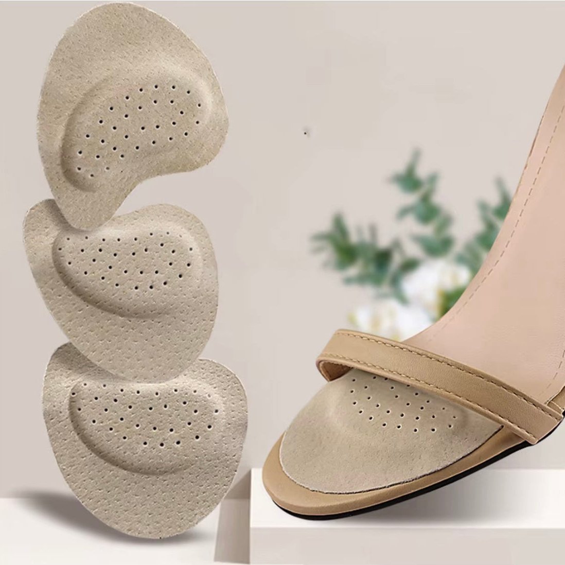 Vivolux | Anti-Rutsch-Fußpolster für Sandalen – Schmerzlinderung für Damen