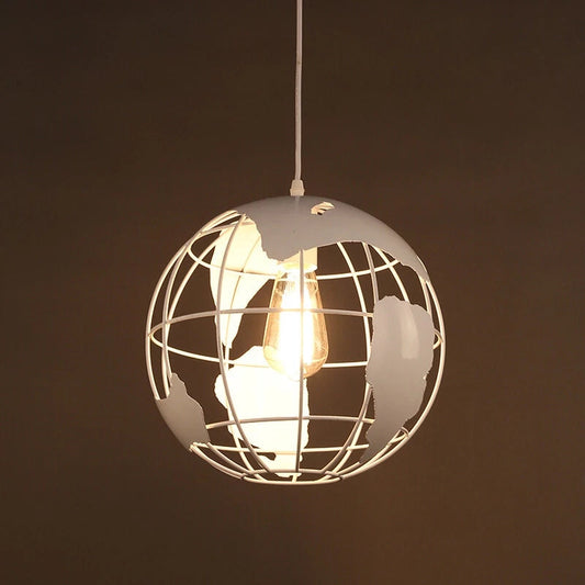 Vivolux | Industrielles Vintage Iron Globe Pendelleuchte