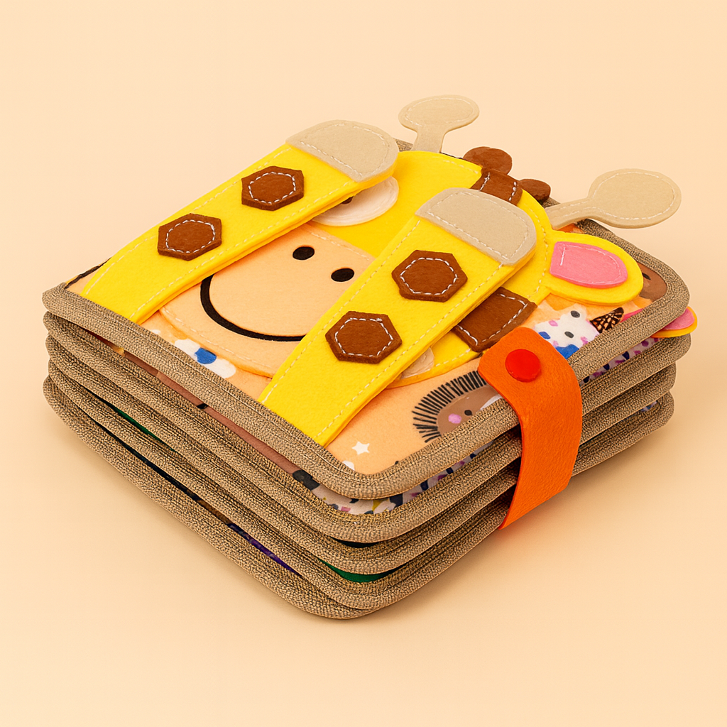 Vivolux | Aktivitätsbuch Weiche Stoff Montessori Spielzeug