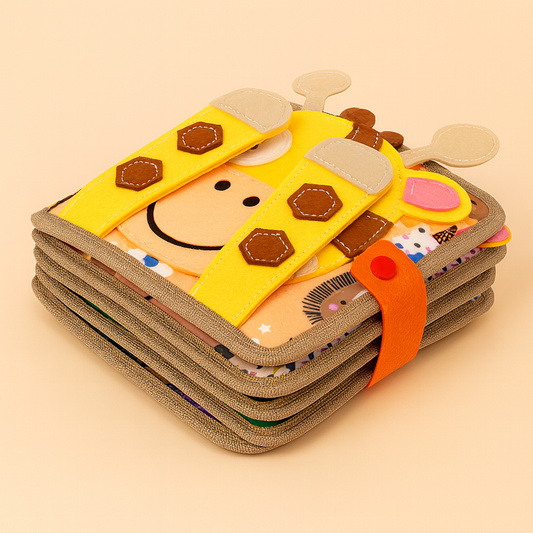 Vivolux | Aktivitätsbuch Weiche Stoff Montessori Spielzeug