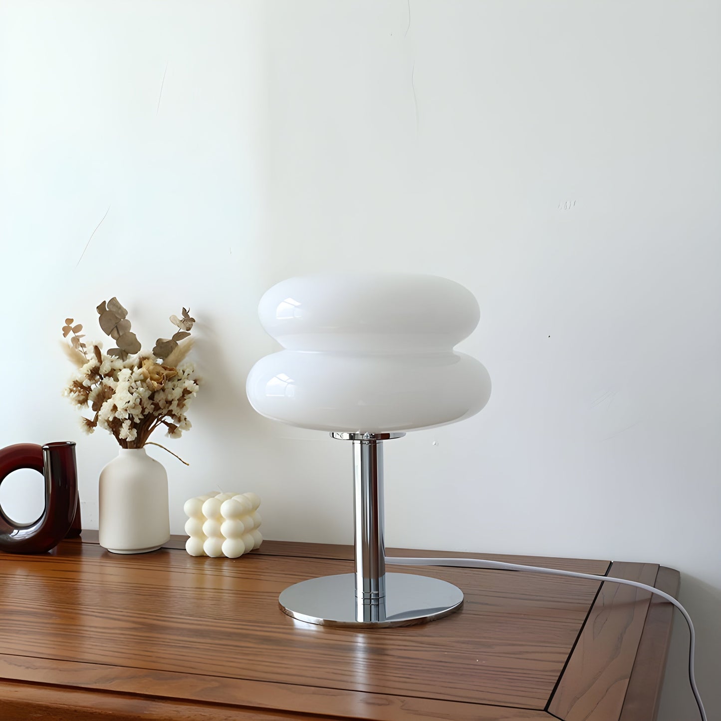 Vivolux | Italienischer Designer Glas Ei Tarts LED Tischlampe