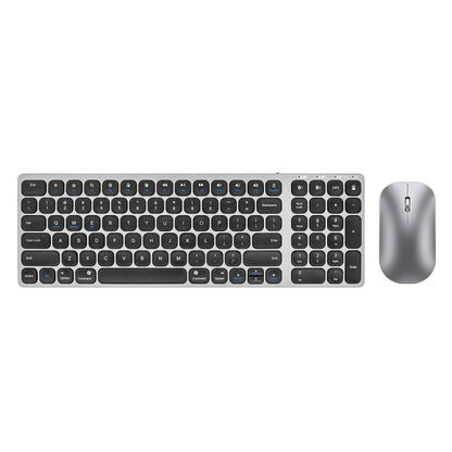 Vivolux | K4500 Kabellose Bluetooth-Tastatur + Drei-Modi Ladegeräuschloser Maus-Set