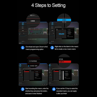 Vivolux | AULA F2088 108 Tasten Mixed Light Plating Punk Mechanisch Brauner Schalter Verkabelte USB Gaming-Tastatur mit Metallknopf (Silber)
