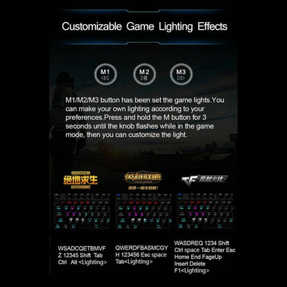 Vivolux | AULA F2088 108 Tasten Mixed Light Plating Punk Mechanisch Brauner Schalter Verkabelte USB Gaming-Tastatur mit Metallknopf (Silber)