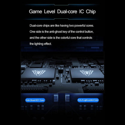 Vivolux | AULA F2088 108 Tasten Mixed Light Plating Punk Mechanisch Brauner Schalter Verkabelte USB Gaming-Tastatur mit Metallknopf (Silber)