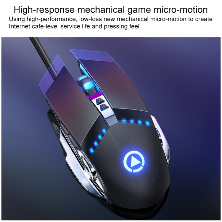 Vivolux | YINDIAO V2 Silent Mechanical Feel Gaming Tastatur Maus Set (Schwarz)