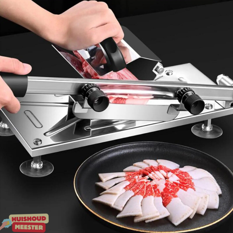 Vivolux | KitchenSlicer – Professionelle Schneidemaschine für Zuhause | Einstellbare Klinge, langlebiger Edelstahl