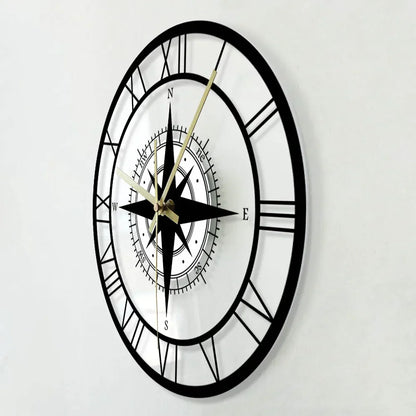Vivolux | DirectionalChart - Nautischer Kompass Wanduhr