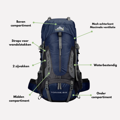Wasserdichter 65L Outdoor-Rucksack