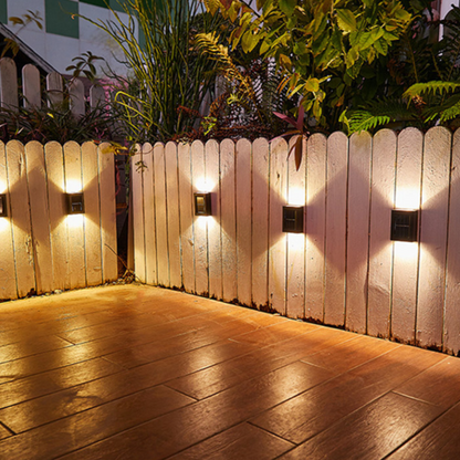 Vivolux | Drahtlose LED Solar Wandleuchten Deluxe | Effiziente und Kostenersparnis Außenbeleuchtung