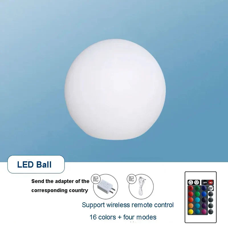Vivolux | LED Ball Lampe - Donn - Wiederaufladbar - Wasserdicht - Für drinnen & draußen