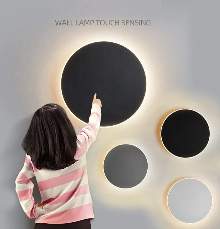 LED-Wandleuchte rund
