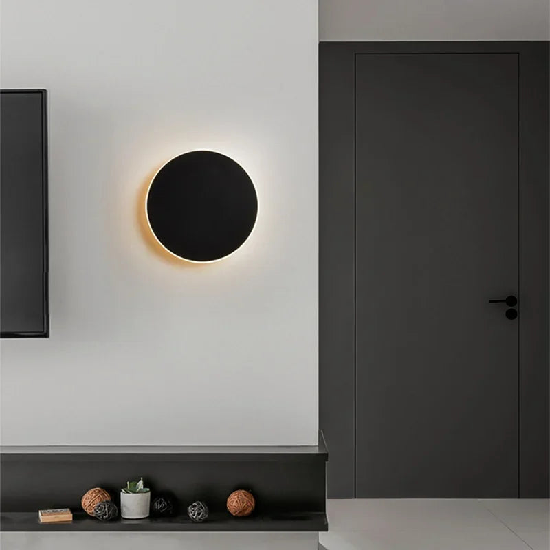 LED-Wandleuchte rund