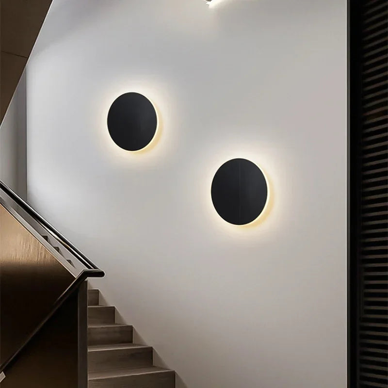 LED-Wandleuchte rund