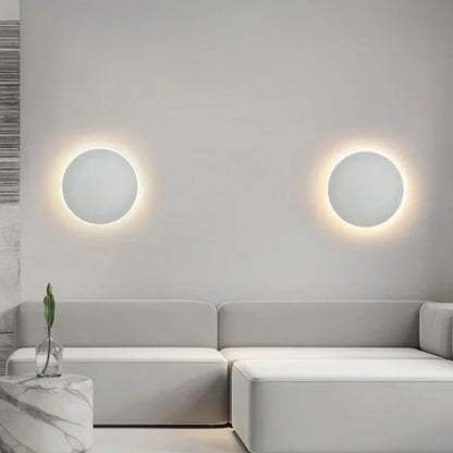 LED-Wandleuchte rund