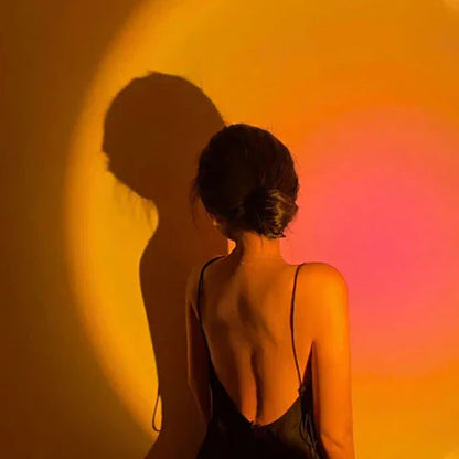 Vivolux | GlowDusk – Sonnenuntergang Lampe mit Verstellbaren Farben und Winkel