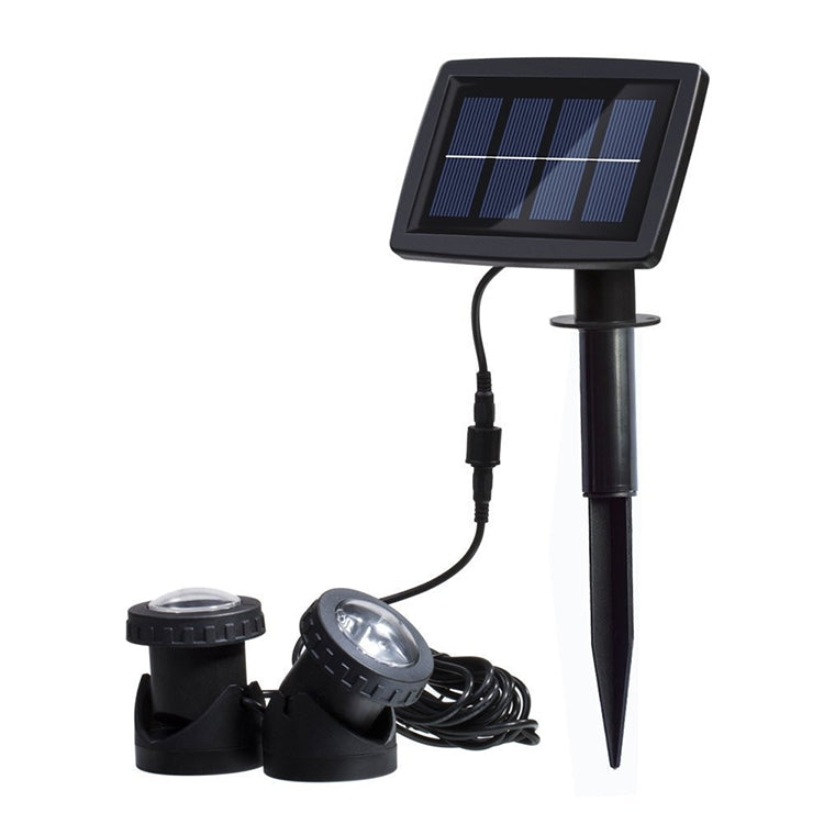Vivolux | Zwei Köpfe LED Außen-Wasserproof Solar Unterwasser Spotlight Flutlicht