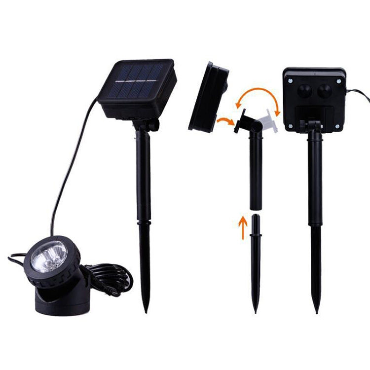 Vivolux | Zwei Köpfe LED Außen-Wasserproof Solar Unterwasser Spotlight Flutlicht