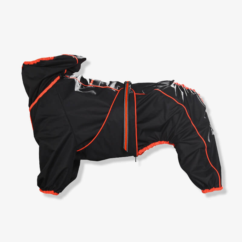 Große Hund Outdoor Jacke Wasserdicht Verstellbarer Hund Regenmantel