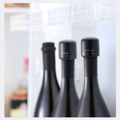 Vivolux | Wiederverwendbarer auslaufsicherer Silikondichtungsverschluss für Champagner- und Weinflaschen