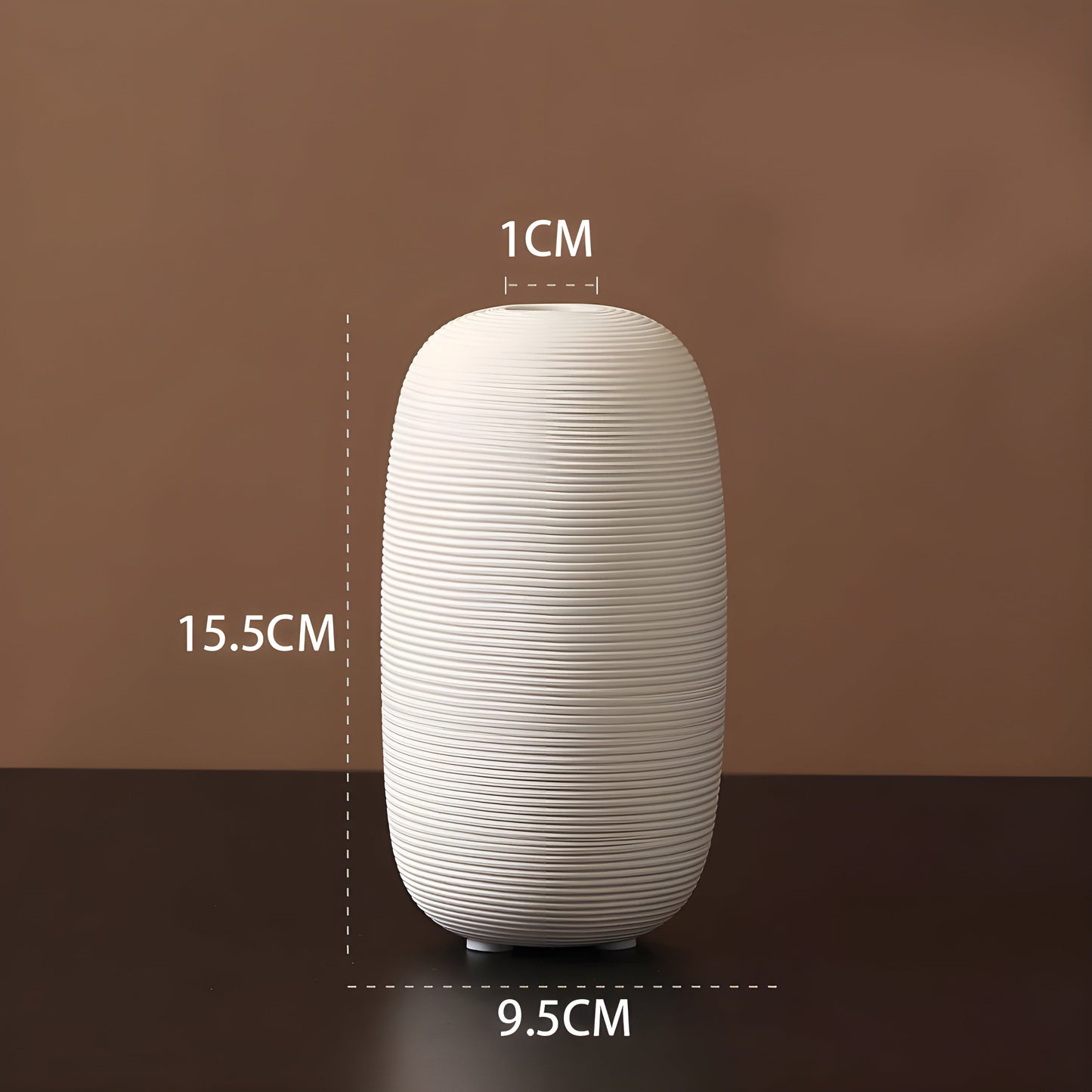 Vivolux | Minimalistische Handgefertigte Keramische Zen-Vase