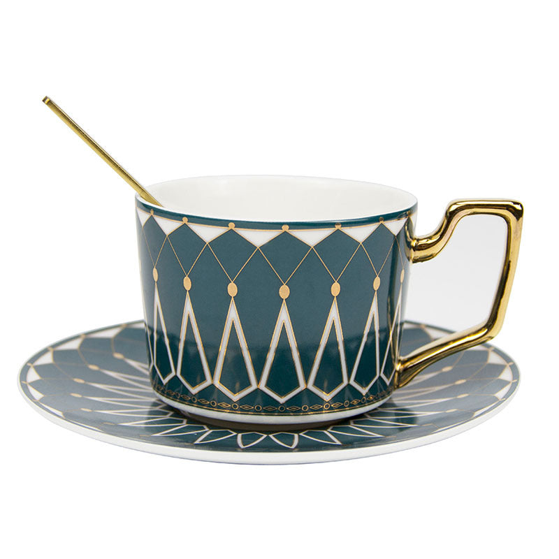 Vivolux | Quadratische A Retro-Muster Kaffeetasse