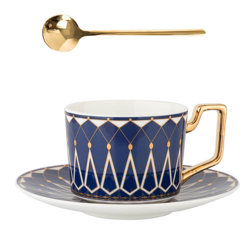 Vivolux | Quadratische A Retro-Muster Kaffeetasse
