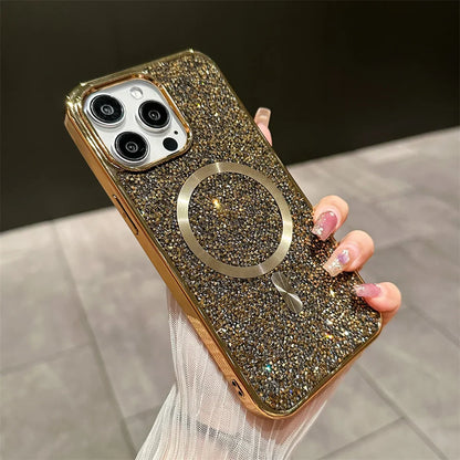 Bling Glitter Magnetische Hülle Für iPhone