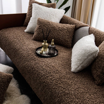 Vivolux | Luxus Warmes Fleece Möbel Schutzmatte Rutschfeste Sofa Abdeckung