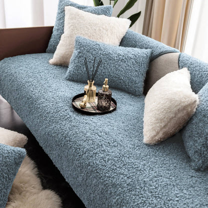 Vivolux | Luxus Warmes Fleece Möbel Schutzmatte Rutschfeste Sofa Abdeckung