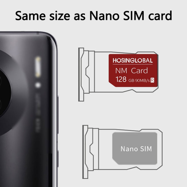 Vivolux | HOSINGLOBAL 90MB/s 128GB NM Karte