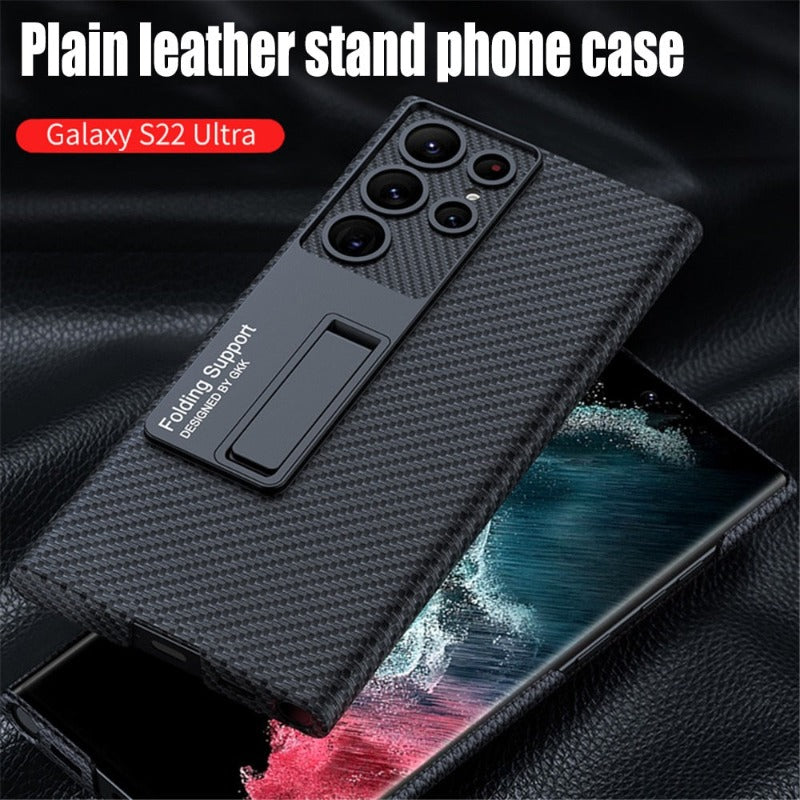 Vivolux | Luxuriöse, ultradünne Leder-Telefonhülle, stoßfest, für Samsung Galaxy 23