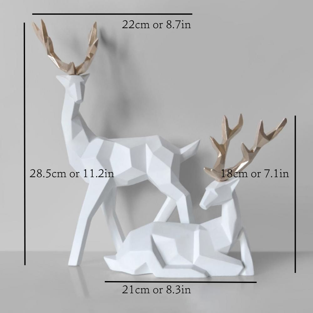 Vivolux | Geometrische Rehstatue