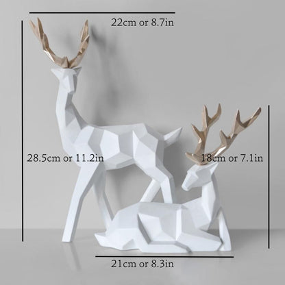 Vivolux | Geometrische Rehstatue
