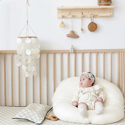 Vivolux | ShellDreams Handgefertigtes Babyzimmer Windspiel | Muschel-Mobile | Beruhigende Klänge