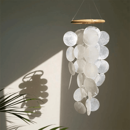Vivolux | ShellDreams Handgefertigtes Babyzimmer Windspiel | Muschel-Mobile | Beruhigende Klänge