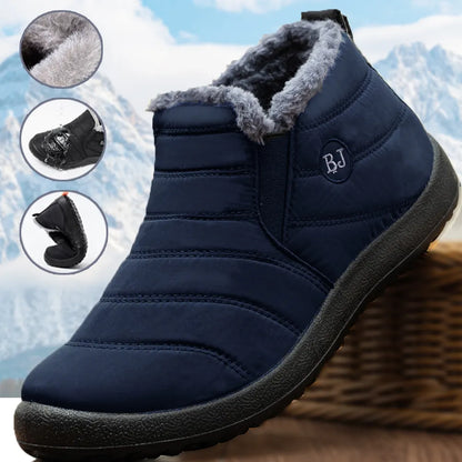 Wasserdichte Winterstiefel Herren | Leichte Schneestiefel mit warmer Fütterung