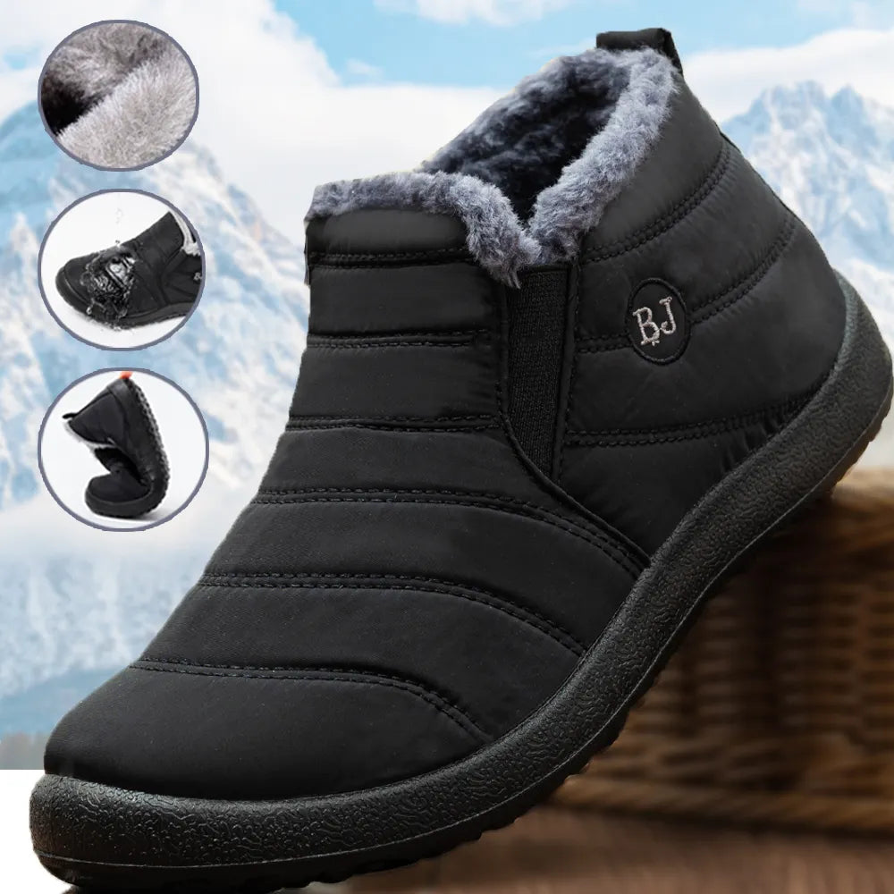 Wasserdichte Winterstiefel Herren | Leichte Schneestiefel mit warmer Fütterung