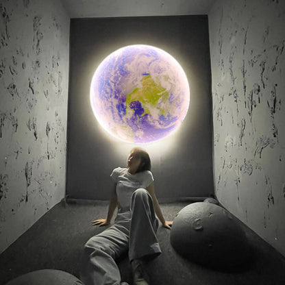 Vivolux | 3D LED Mond oder Erde Decken- oder Wandlampe (3 Stile) 24CM-80CM