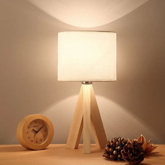Vivolux | LumiHout – Moderne Tischlampe aus Holz mit warmer, natürlicher Eleganz