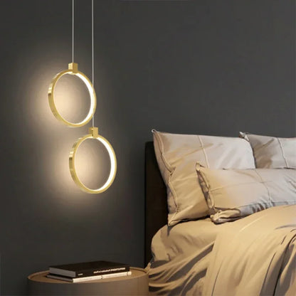 Vivolux | Elegante Doppelte Ring Hängeleuchte | DuoGlow