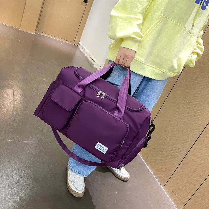 Multi-Taschen Reisetasche, Sport- und Gymnastik-Duffle mit separatem Schuhfach