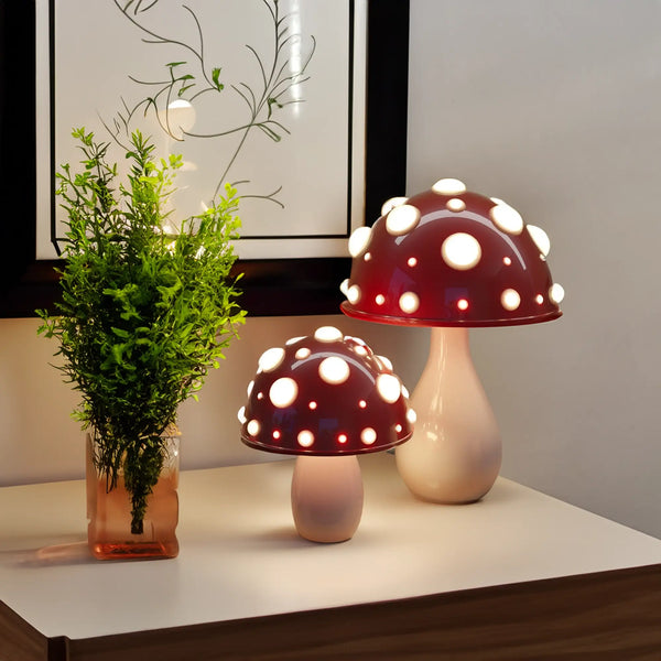Vivolux | LumiFungi – Luxe LED Tischlampe mit Stimmungsvollem Pilz-Design und Dimmbares Licht