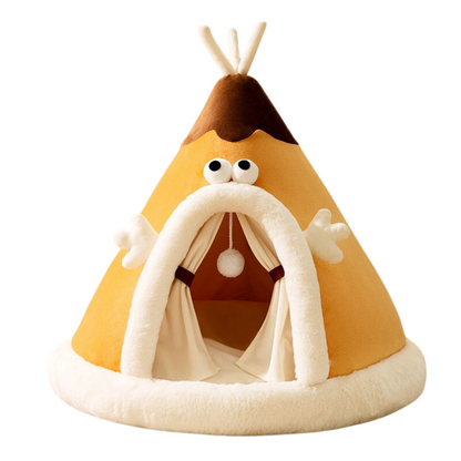 Vivolux | Zeltbett für Katzen aus weichem Fleece – Bequemer und stilvoller Schutz