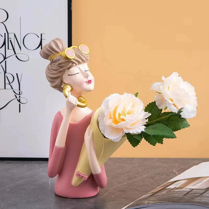 Vivolux | FloralFinesse - Mädchen Vase Dekor