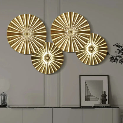 Vivolux | Nordischer Gold-Wandbehang